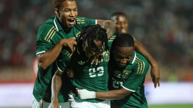 Puso Dithejane Scores on Bafana Debut as South Africa Beat Egypt in Cairo Puso Dithejane Scores on Bafana Debut as South Africa Beat Egypt in Cairo