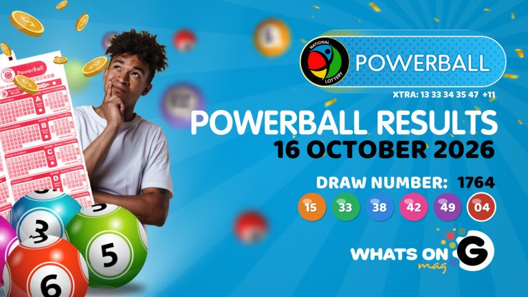 PowerBall and PowerBall Xtra Results Friday, 16 October 2026 Draw 1764 PowerBall and PowerBall Xtra Results Friday, 16 October 2026 Draw 1764