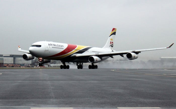 Inaugural flight from Brussels to OR Tambo to land on 15 September