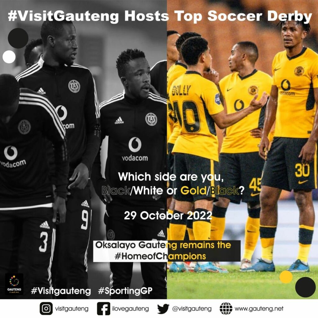 Gauteng gears up to host sports entertainment events as iconic Soweto Derby fever hits!