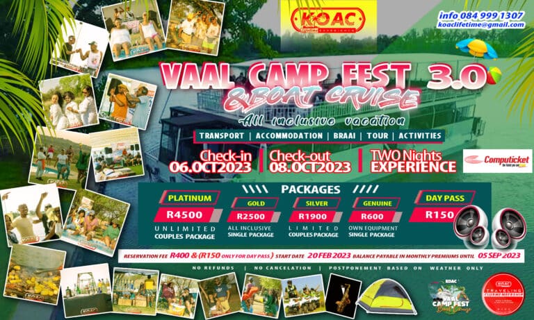 KOAC VAAL CAMP 2023 - MAIN POSTER
