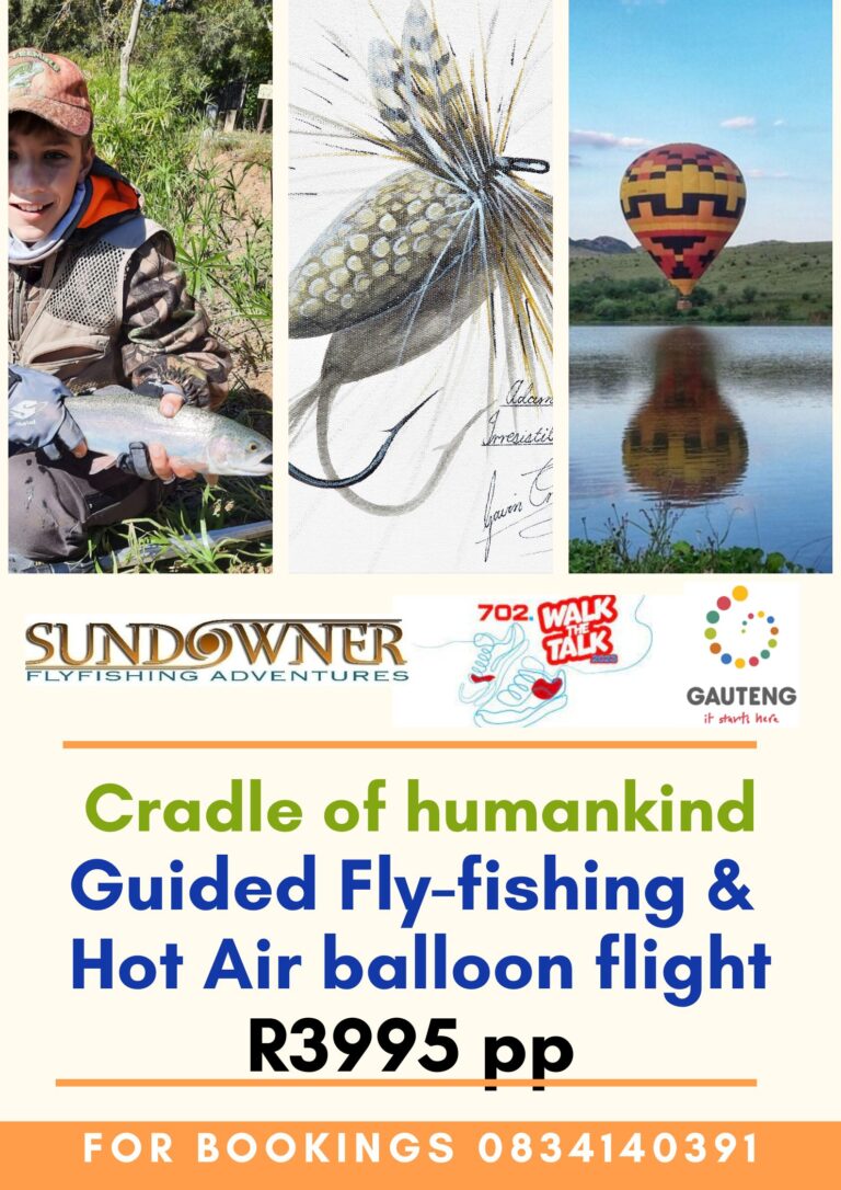 SFA Fly fishing and Hot Air Balloon flight in the cradle