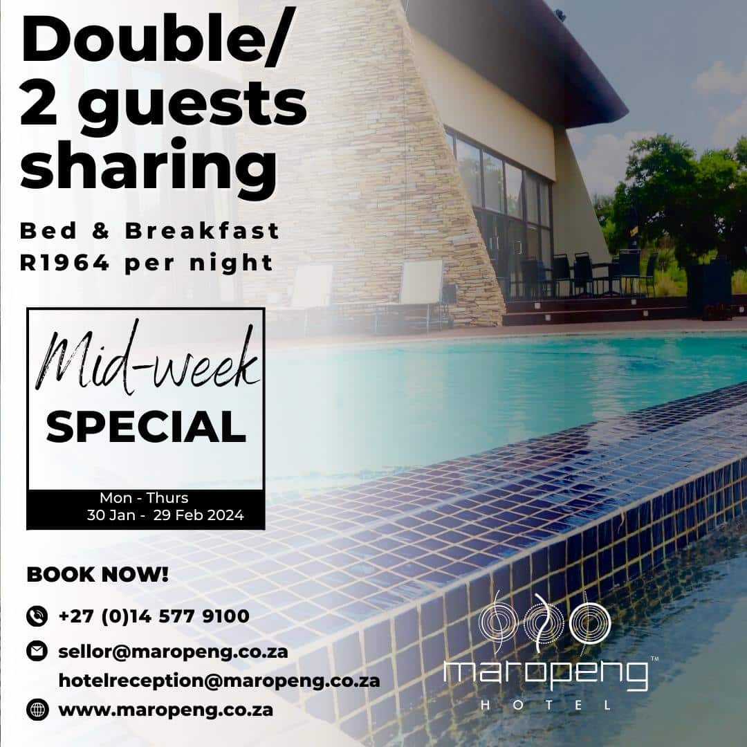Mid week Speacial - Maropeng Hotel