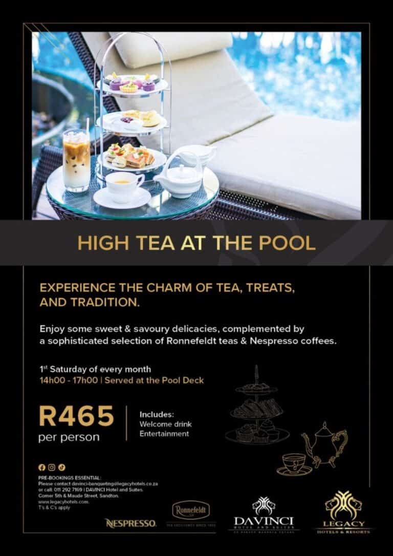 Tea, treats and tradition at DAVINCI High Tea