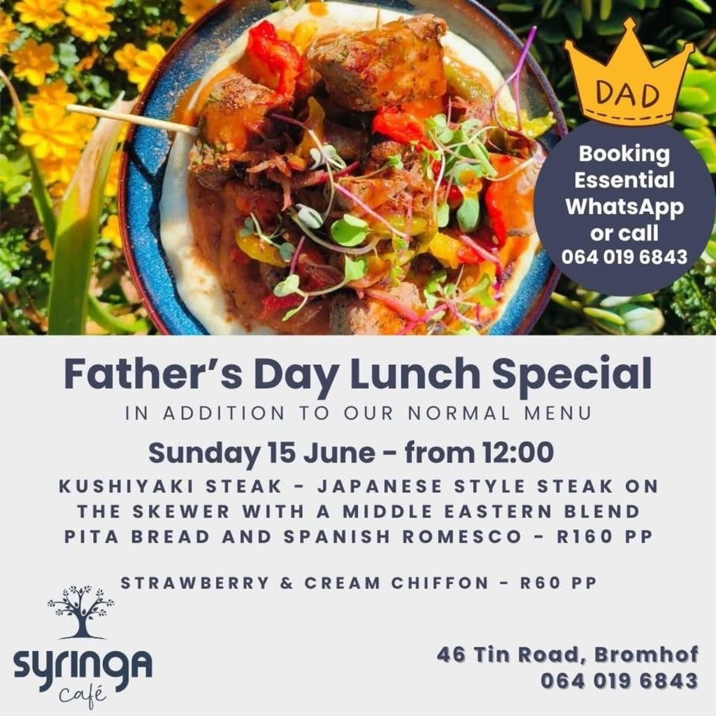 Syringa Cafe: Father's Day Lunch