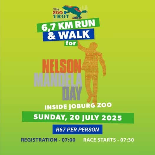 The Zoo Trot Walk & Run For Mandela Day