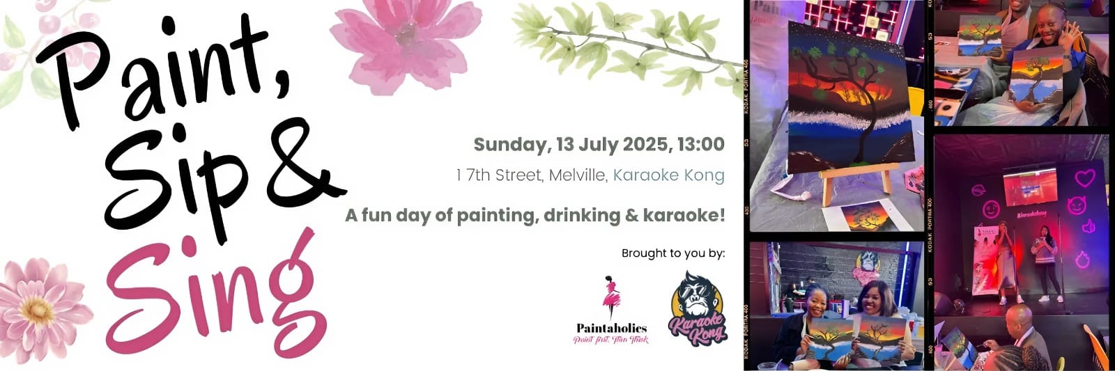 Paint, Sip & Sing: A Painting Masterclass