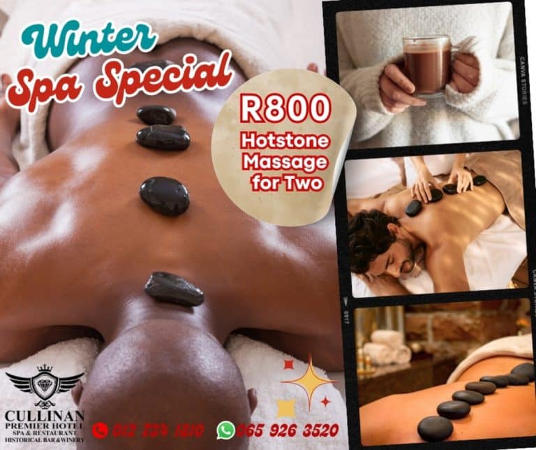 Cullinan winter spa deal : Stone Massage