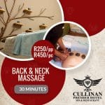 Cullinan: Back & Neck Massage