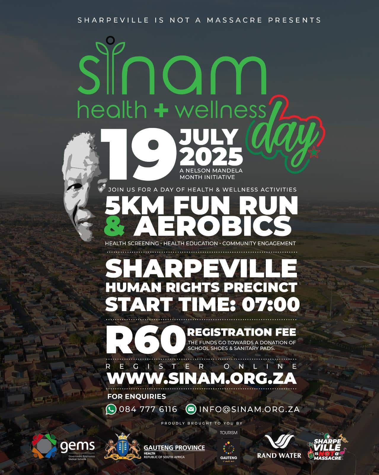 Sharpeville Is Not A Massacre: Sinam Health + Wellness Day