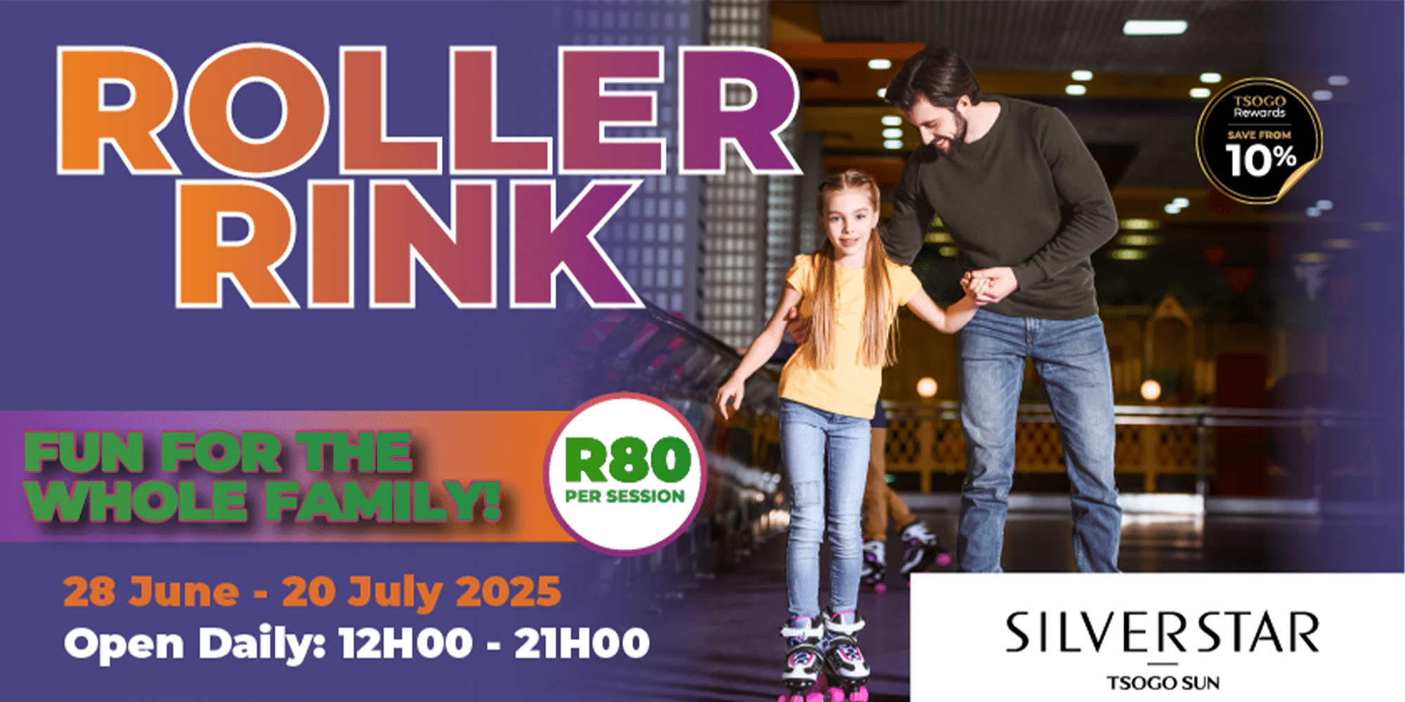 Silverstar Casino Pop-Up Roller Rink