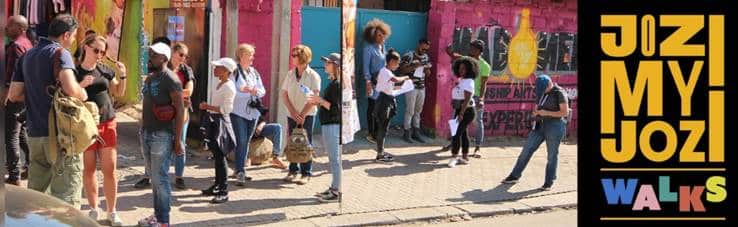 Join a walking tour to explore and celebrate Jozi’s vibrant neighbourhoods and communities