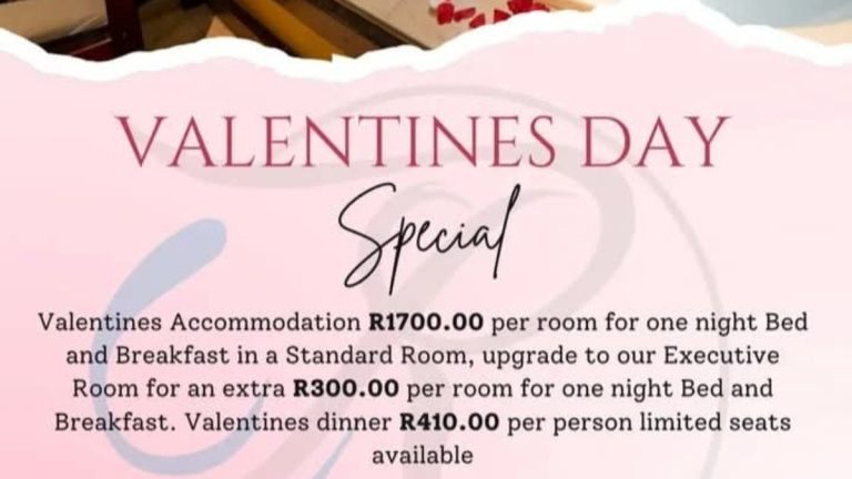 Riverstone Lodge Valentine’s Special