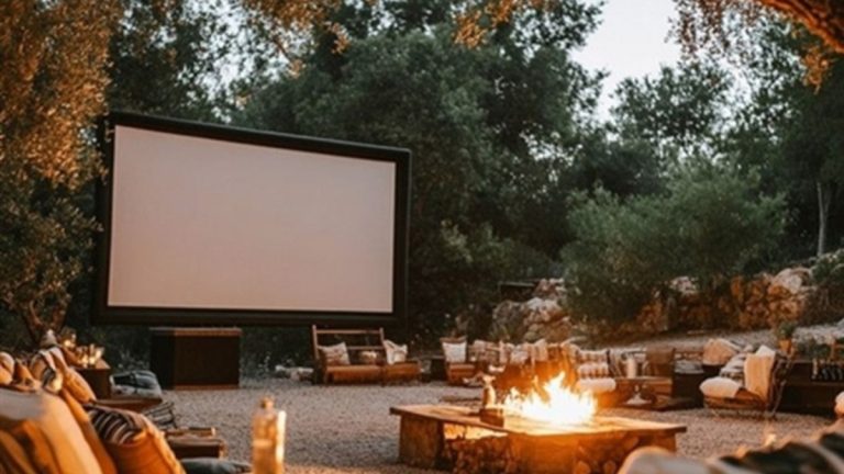 Romantic Valentine's Outdoor Movie Night