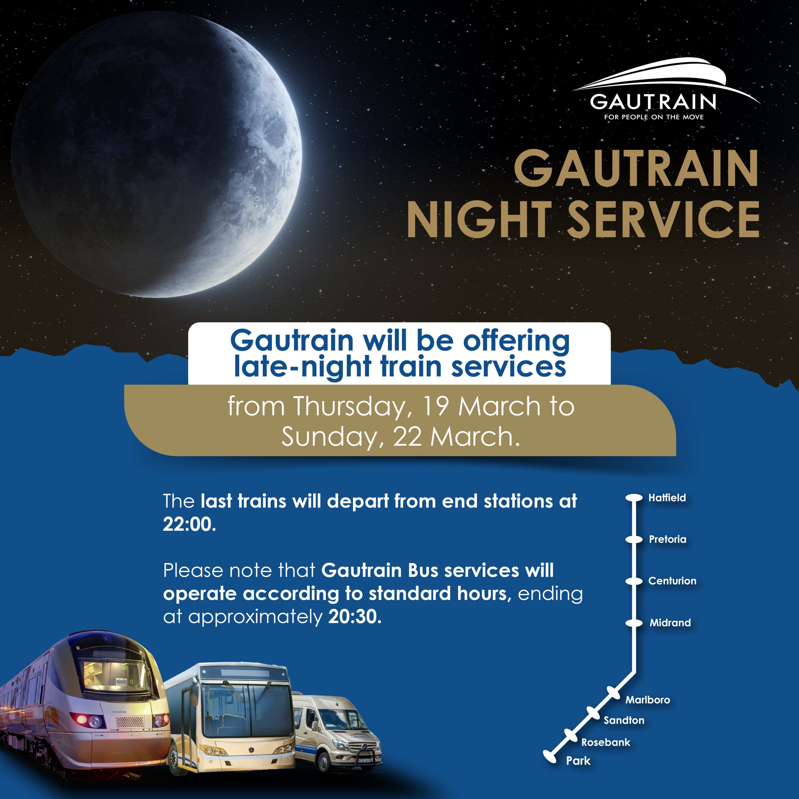 Gautrain Night Service