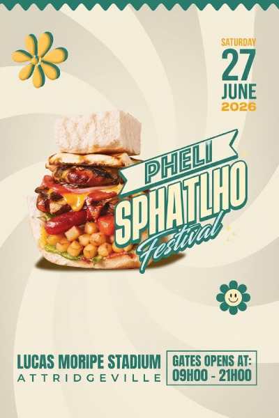 Pheli Sphatlho Festival 2026 at Lucas Moripe Stadium, Atteridgeville