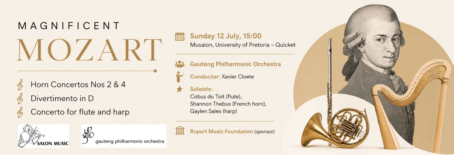 Magnificent Mozart – Gauteng Philharmonic Orchestra