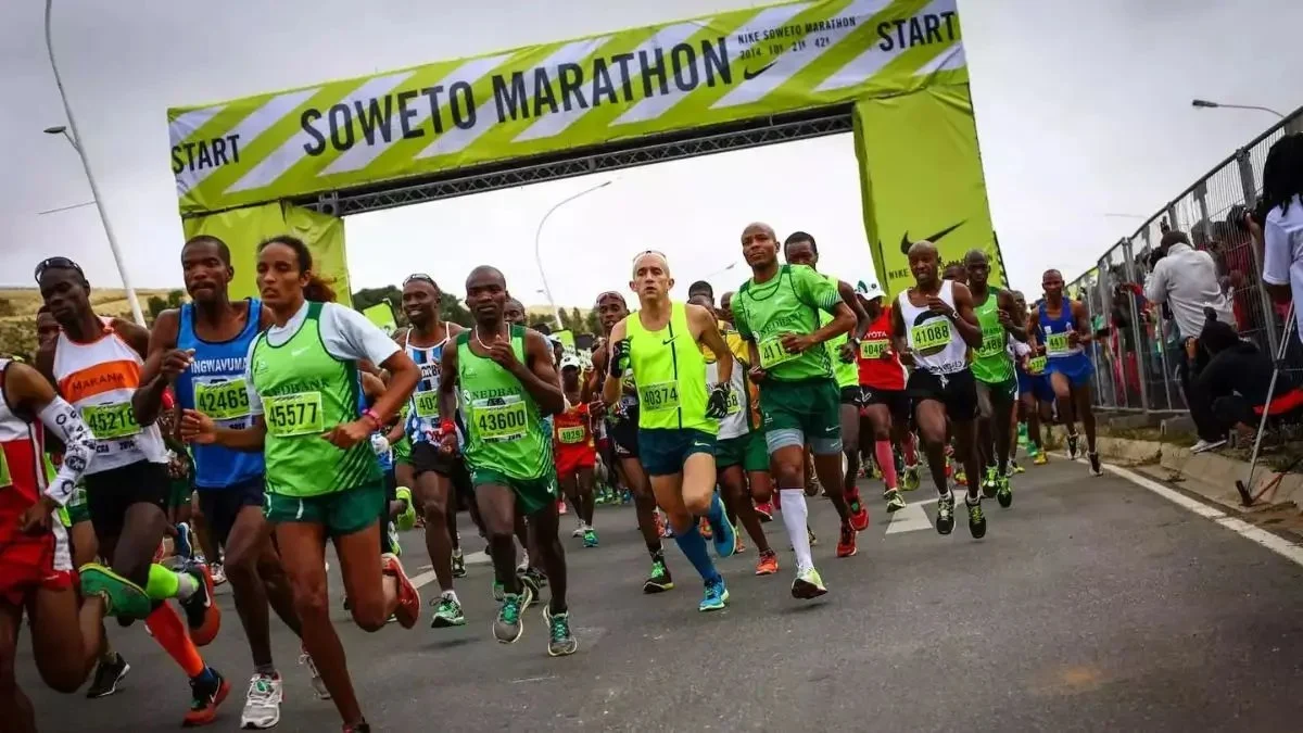 African Bank Soweto Marathon 2026 runners in Soweto