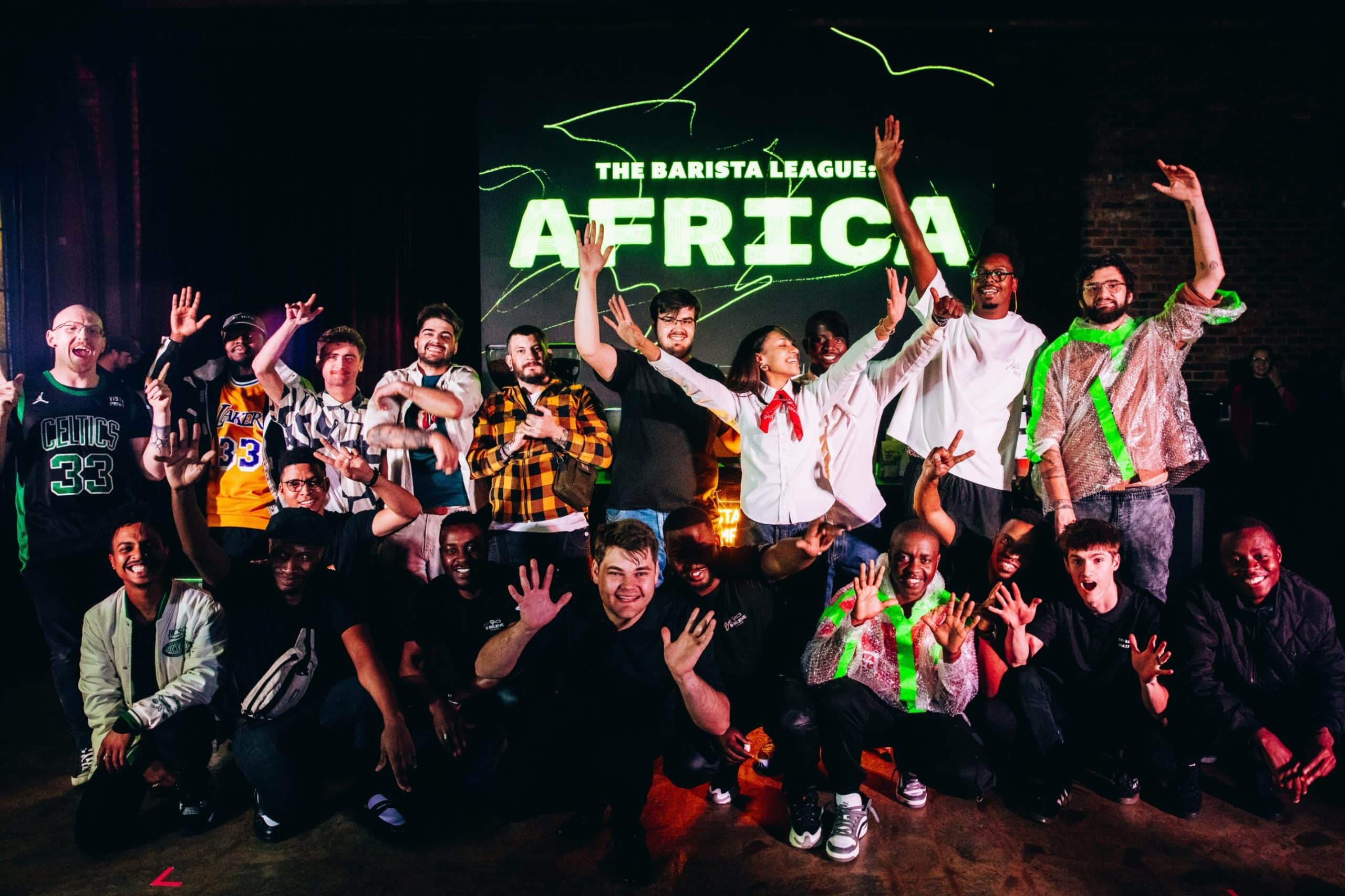 Competitors at The Barista League: AFRICA